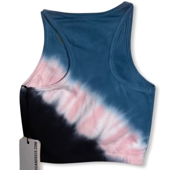 🔥 SALE - NWT Women’s Electric & Rose Tie Dye Sports Bra Top - Size XS - Picture 2 of 9